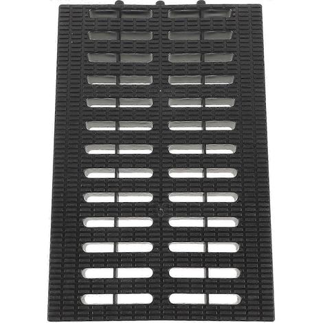 Grille d'évacuation en plastique pour cuisine, couvercle de caniveau (1/4)