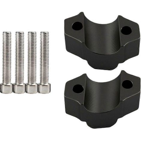 Accessoires compatibles avec les motos XSR900 2016-2024 : rehausseur de guidon/attache-remorque/adaptateur d’extension (noir) (1/5)