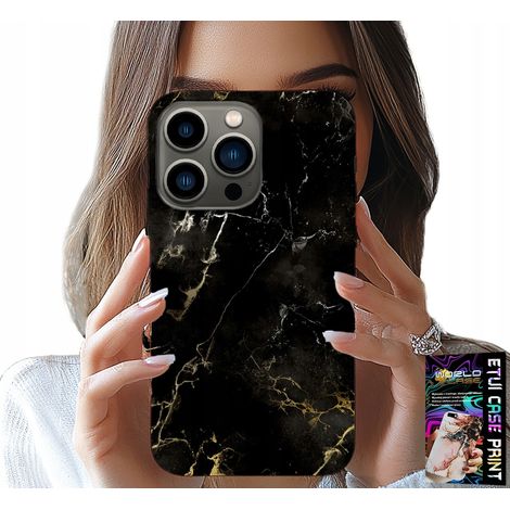 Custodia per iPhone 16 PRO MAX - elegante custodia con motivo effetto pietra (1/5)