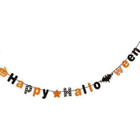 Compatible avec les couronnes suspendues d'Halloween de 3 mètres, les fanions, les bannières en papier de fantômes de sorcières, les décorations d'accessoires d'horreur et les articles de fête familia (1/5)