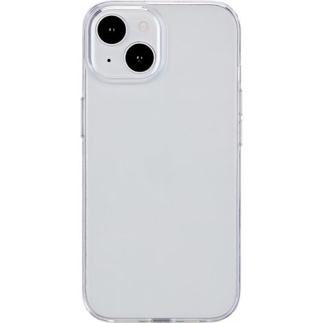 Coque transparente eSTUFF infinite vienna pour iPhone 15 Plus. Matière : TPU 100 % recyclé, ES67100026