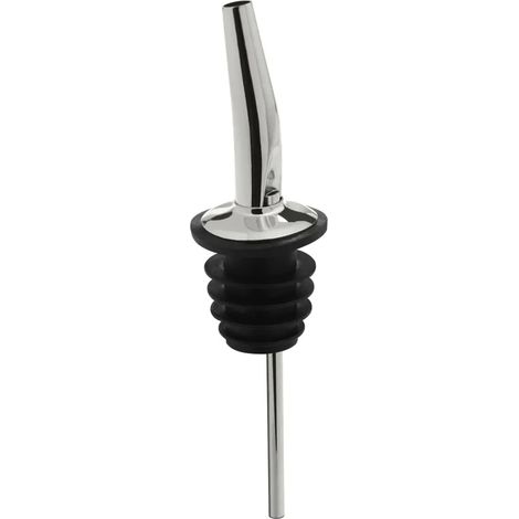 Ausgießer TOPO en Acier Inoxydable - Verseur Anti-Goutte pour Bouteilles 0,7-1L, Idéal pour Huile, Vinaigre, Boissons, Dosages Précis et Faciles, Hygienique et Durable (1/2)