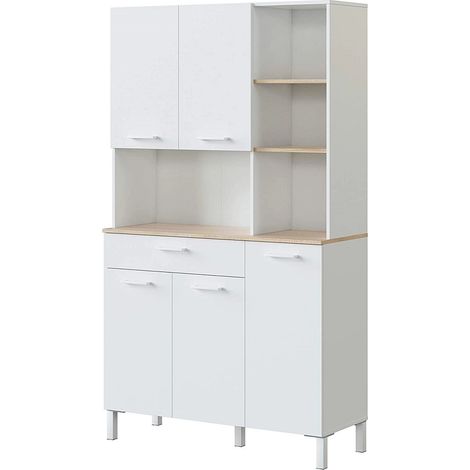 Kommode\ - Weiß 40x186h cm