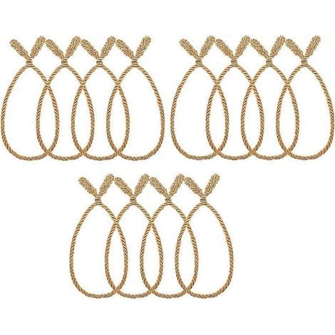 12 wiederverwendbare und flexible 50 cm (20 Zoll) lange Weihnachtsgirlandenclips, ideal für Treppengeländer und Kränze. (1/5)