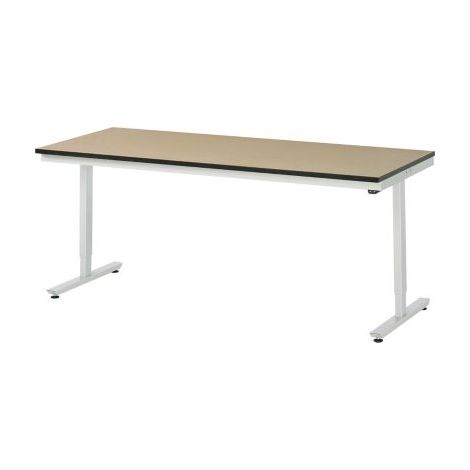 RAU Arbeitstisch adlatus 150 elektrisch höhenverstellbar Arbeitsplatte MDF 2000 mm x 800 mm (1/3)