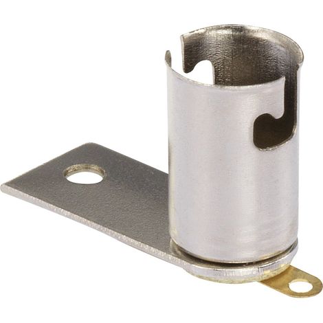 TRU COMPONENTS 1243986 Lampenfassung Sockel (Miniaturlampen): BA9s Anschluss (Sockel): Lötöse 1 St.