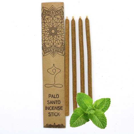 Grands bâtons d'encens Palo Santo - Menthe poivrée- Vendu par 1