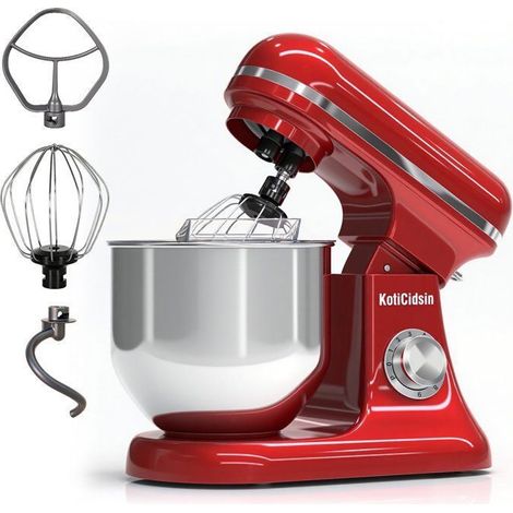 Robot pâtissier - KOTICIDSIN - Multifonction - 2000W - 9 vitesses + Pulse - Bol 8L inox