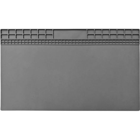 Tapis de soudage antistatique, tapis de réparation, tapis antistatique 60 x 35 cm, tapis de travail, tapis en silicone, tapis de soudage, résistant à la chaleur jusqu'à 500 °C, pour l'électronique, le (1/5)