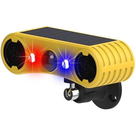 Alarme de détecteur de Mouvement Solaire extérieur - Alarme sonore de Coup de feu d'aboiement de Chien, 2 129 DB de Puissance, 4 Modes (1/5)