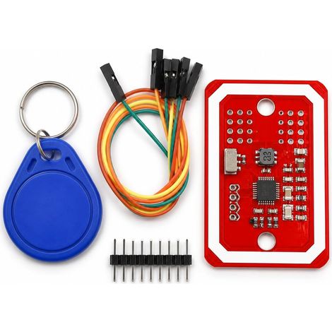 Module NFC RFID PN532 avec Lecteur/Écrivain Multi-Interface SPI I2C UART, pour ESP32 pour Raspberry Pi, Kit Complet avec Carte S50, Porte-Clés RFID Et Accessoires pour Projets Électroniques (1/5)