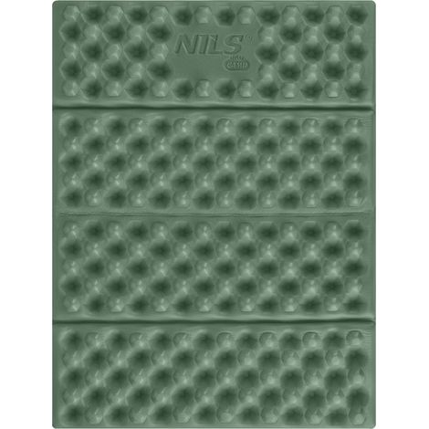 Tappetino da campeggio, supporto in alluminio, 40 cm, verde