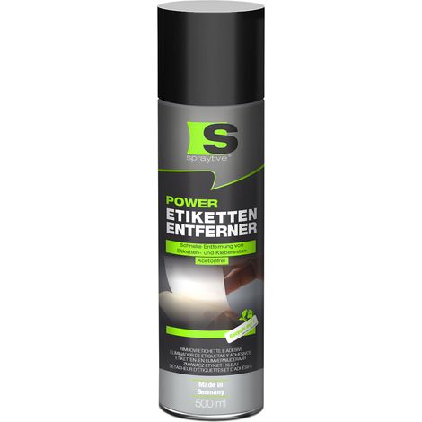 Spraytive 1x 500ml Power Etikettenentferner – Acetonfrei, Klebereste-Entferner & Etikettenlöser, Reiniger für Aufkleber & Markierungsfarben (1/5)