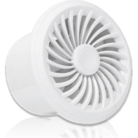 98 mm Ventilateur de Salle de Bain, Extracteur d'air 100 m³/h 4 W, Ventilateur Mural 4 Pouces avec Interrupteur, Extracteur d'air 1 voies avec pour Cuisine Fenêtres de Grenier Sous sol (1/5)