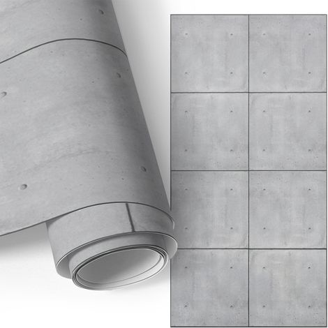 Klebefolie für Möbel - Möbelfolie - Selbstklebende - für Fensterbrett - Küchenschränke - Küchenfronten - Betonplatten 65x130 cm