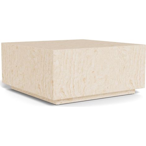 Mesa de centro Norsica 861, Beige, 42x90x90cm, Diámetro: 0, MDF, Angular (1/5)