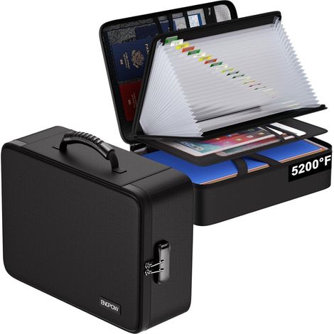 Porte-documents ignifuge Rangement de documents importants (1/5)