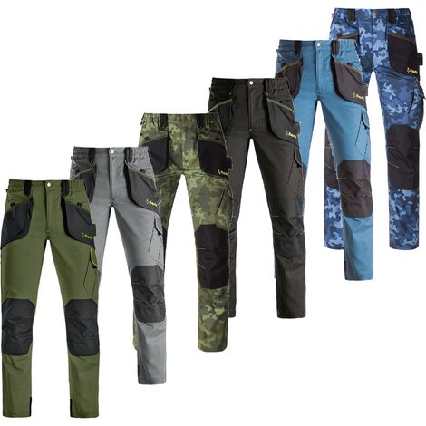 Pantalones de trabajo Kapriol Slick - L - Blu
