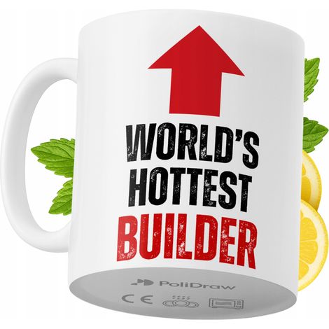 Mug humoristique pour les ouvriers du bâtiment, avec un texte amusant et un design graphique original. Idéal pour les anniversaires, les fêtes et autres occasions spéciales. Mug premium pour la maison