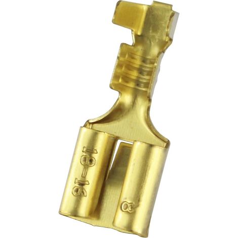 Cosse faston RS PRO, 18 16 AWG, Non-isolé ( Prix pour Sachet de 100 ) (1/2)