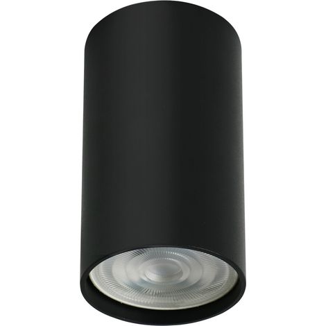 Candellux TUBA faretto soffitto nero GU10 metallo Ø5,5cm (1/2)