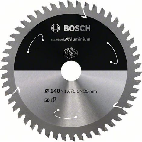 Bosch PRO Aluminium cordless Kreissägeblatt, 140 x 1,6 x 20 mm, T50