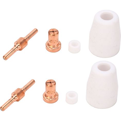 65 pièces de buses, torches, têtes de pistolet de pulvérisation, combinaisons de buses et accessoires pour pistolets de soudage pour machines de découpe plasma à air PT-31 et LG-40 (1/5)