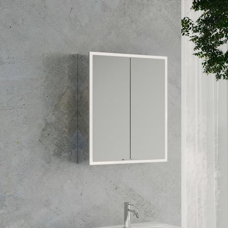 Kronenbach Cube 2.0 Spiegelschrank 60 cm, Aufputz, 2-türig (1/5)