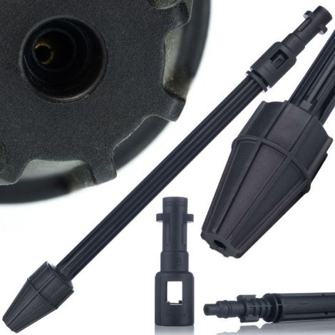 Lance Rotative - Buse Turbo Haute Pression - Compatible Connecteur Baïonnette Kärcher K2-K7 Black & Decker Lavor VAX Bosch AQT - 160 Bar 8 L/min - 1 Pièce (1/5)