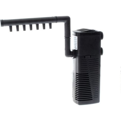 Built-in aquarium filter, 5W 450L/H built-in filter, suitable for small aquariums, cold water or tropical aquariums, turtle tanks (1/4)