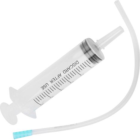Kit de seringue pour injection de liquide de réparation de chambre à air tubeless pour vélo (1/5)