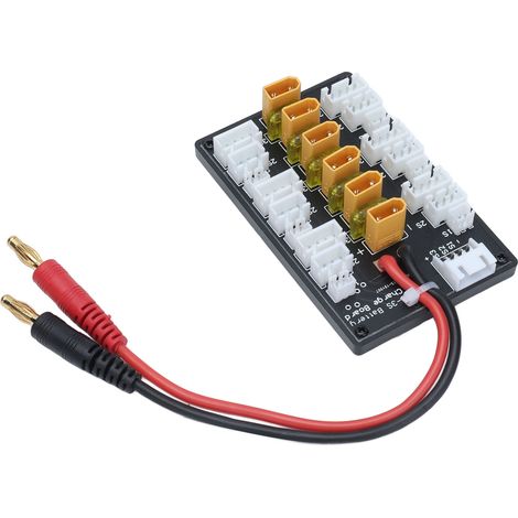 Set mit 2 XT30 20A Parallel-Ladeplatinen mit Anschlusskabel für LiPo-Akkus, RC-Ersatzteil (1/5)