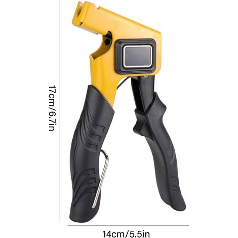 Outil de pose de chevilles murales, pistolet à riveter, vis d'expansion, outil de serrage et fixation pour cloisons sèches (1/2)