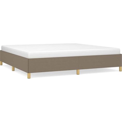 Giroletto senza Materasso Tortora 200x200 cm in Tessuto vidaXL (1/5)