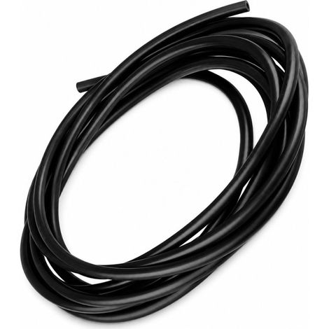 Durite noire longueur 7,6m. Ø Intérieur 6.35 mm, extérieur 12,7 mm (1/3)