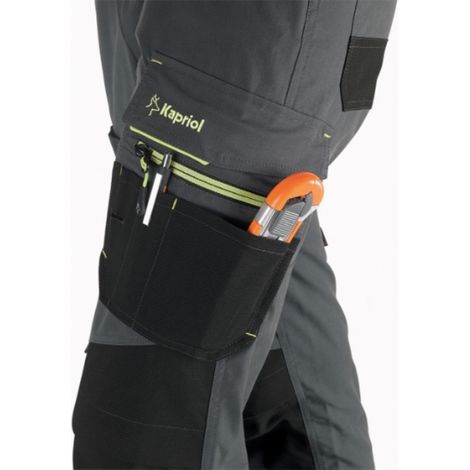 PANTALON DYNAMIC CARRELEUR GRIS/NOIR - KAPRIOL M
