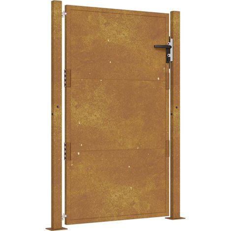 Garden Gate 105x130 cm Corten Steel vidaXL