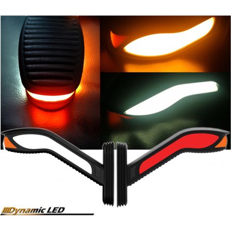 Lot de 2 Kobra – clignotants séquentiels dynamiques, feux latéraux de position/de gabarit pour camion/semi-remorque/remorque, 19