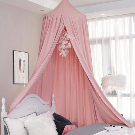 Lit à baldaquin pour bébé Moustiquaire chambre 65 x 270 x 400 cm 400 cm 270 x 65 x Coton (1/4)