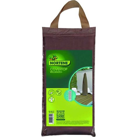 NORTENE Housse de protection en polyester pour Parasol - 60 x h 200 cm - g/m2 (1/6)
