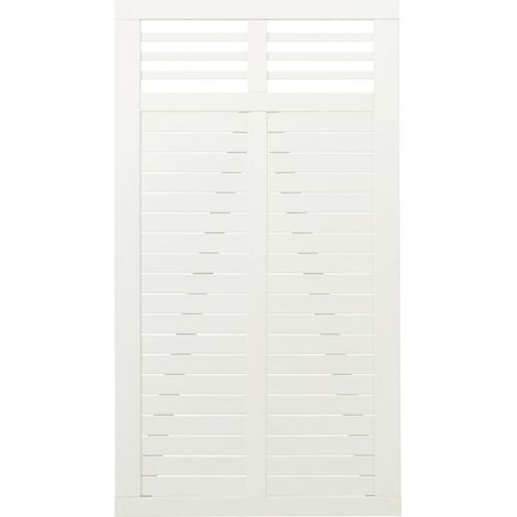 Plus Tor Decora 100 x 180 cm RAL 9010 Weiß