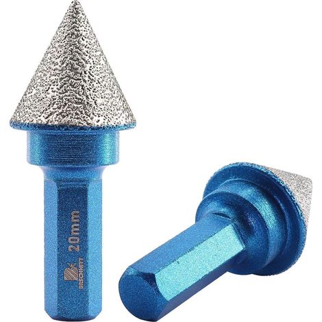Fasenbohrer Diamant 20mm Fliesen Porzellan Marmor 2 2 0-20mm hex shank (1/5)