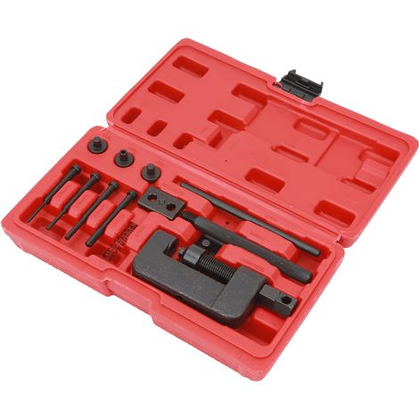 Kit d'outils portable coupe-chaîne et riveteuse pour l'entretien des motos : coupe-chaîne, riveteuse et riveteuse. (1/5)