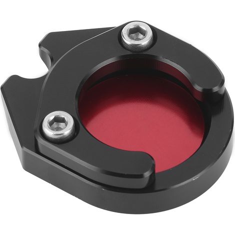 Support de pied central rallonge élargisseur compatible Yamaha NMAX155 NMAX125 XMAX125 NVX155 Rouge (1/5)