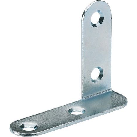 1 Équerre De Cadre Coudée Acier Zingué Hettich, L.30 Mm