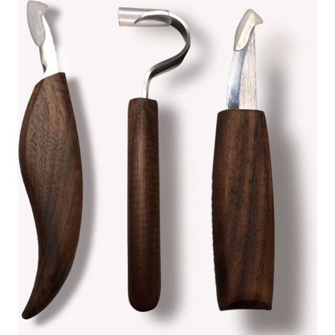 Sculpture Sur Bois De Coupe Du Bois Chisel Outil De Coupe A La Main Set Outils Peeling Woodcarving Sculpturales Carving Coupe, 3Pcs (1/5)