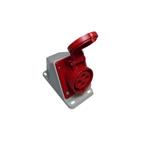 Prise base inclinée IP44 380V 3P+T 32A (PCE) / EC690561