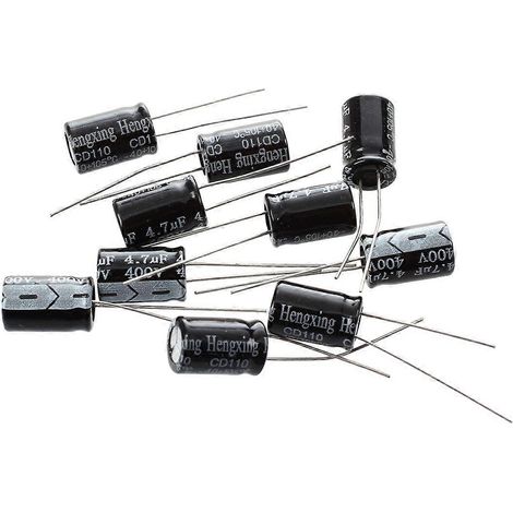 10 x 4.7uF 400V 105C Condensateur électrolytique radial 8x12m (1/5)