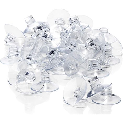 40x Ventouse avec Passe-câble pour guirlandes Lumineuses (1/5)