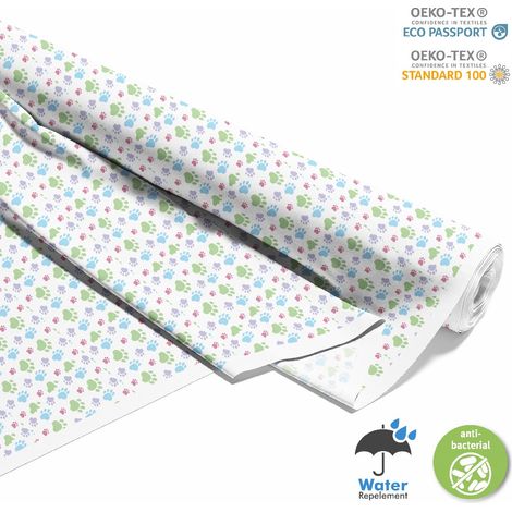 TESSUTI DECORATIVI PER ESTERNI OXFORD - Motivo zampe colorate 2 I DX585 (1/5)